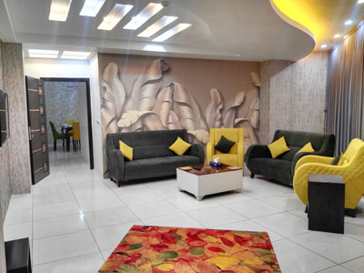 سوئیت اجاره ای با چشم انداز فوق العاده | تبریز سوئیت